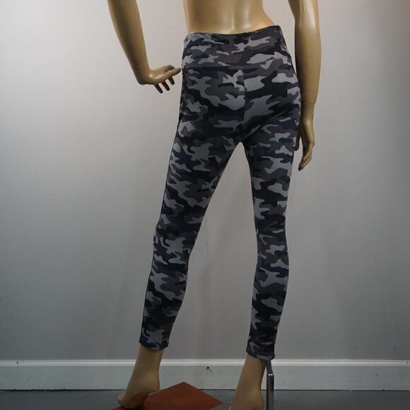 Lark Plus Grey Maternity Leggings Camouflage Gray Sz M - Picture 4 of 8